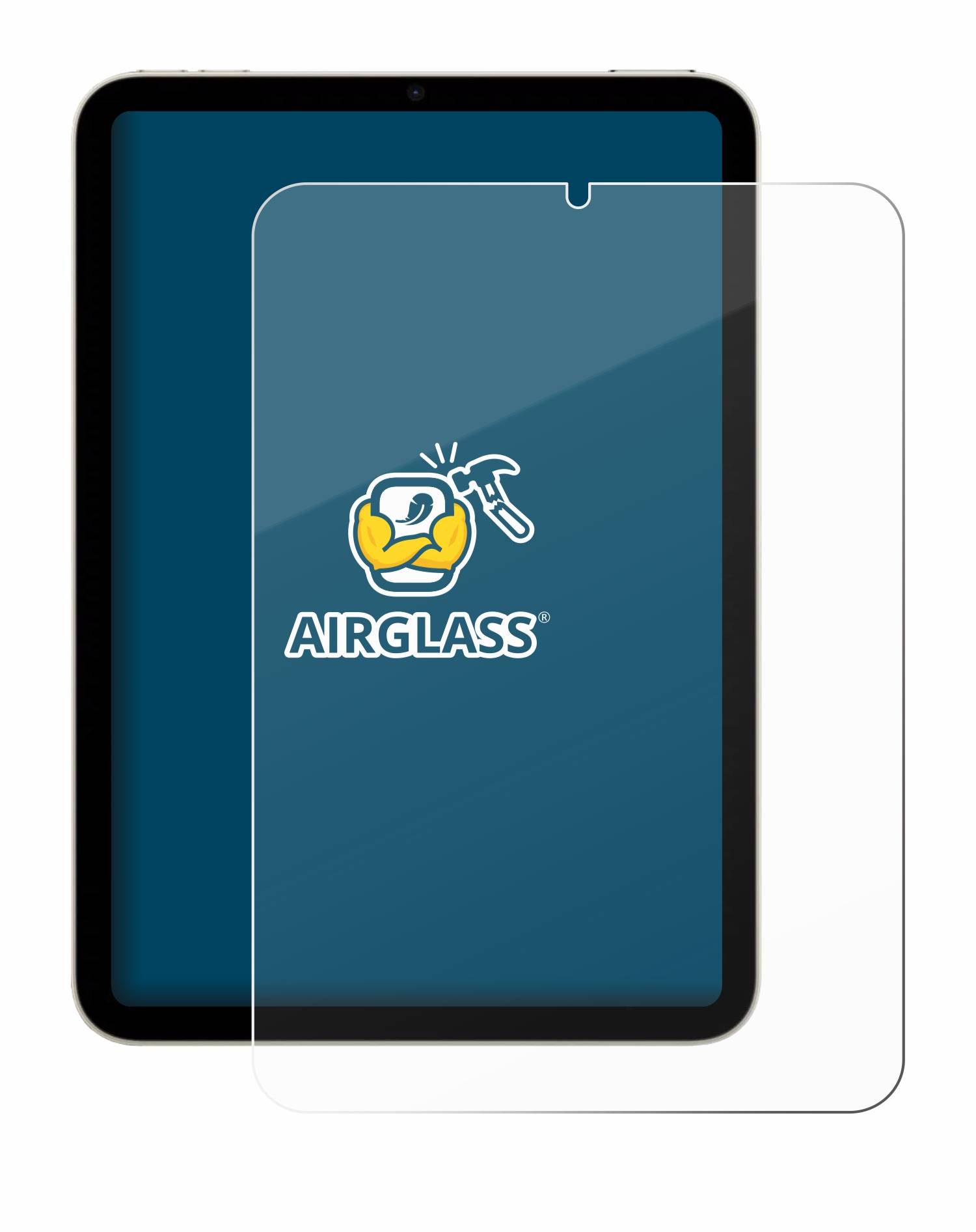 BROTECT Schutzglas für Apple iPad Mini 7 WiFi 2024 Schutzfolie Panzer Folie Glas Display Schutz klar-4