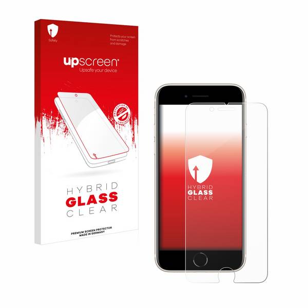 upscreen Schutzglas für Apple iPhone SE 3 2022 Schutzfolie Panzer Folie Glas Display Schutz klar