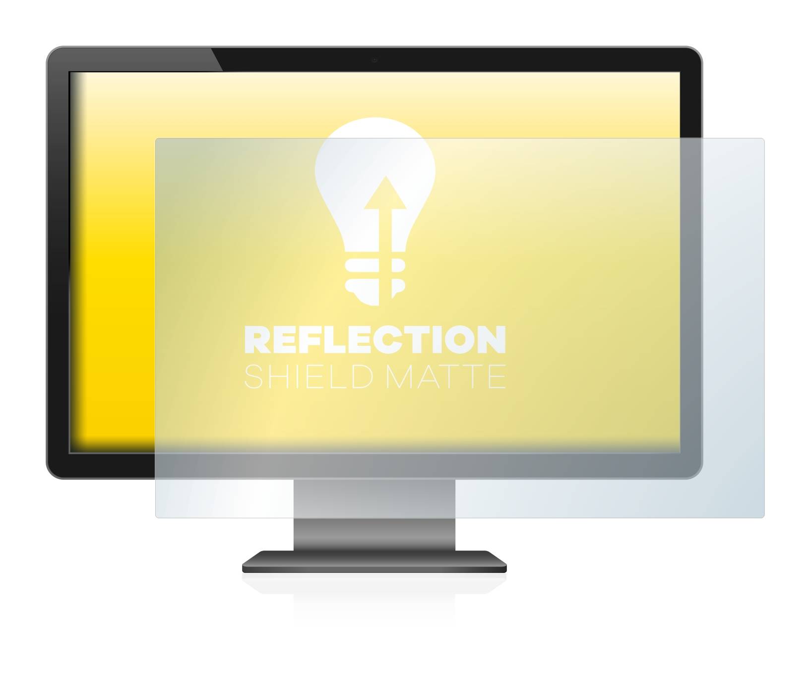 upscreen Schutzfolie Entspiegelt für 68.6 cm (27 Zoll) Displays 598 x 336 mm-2