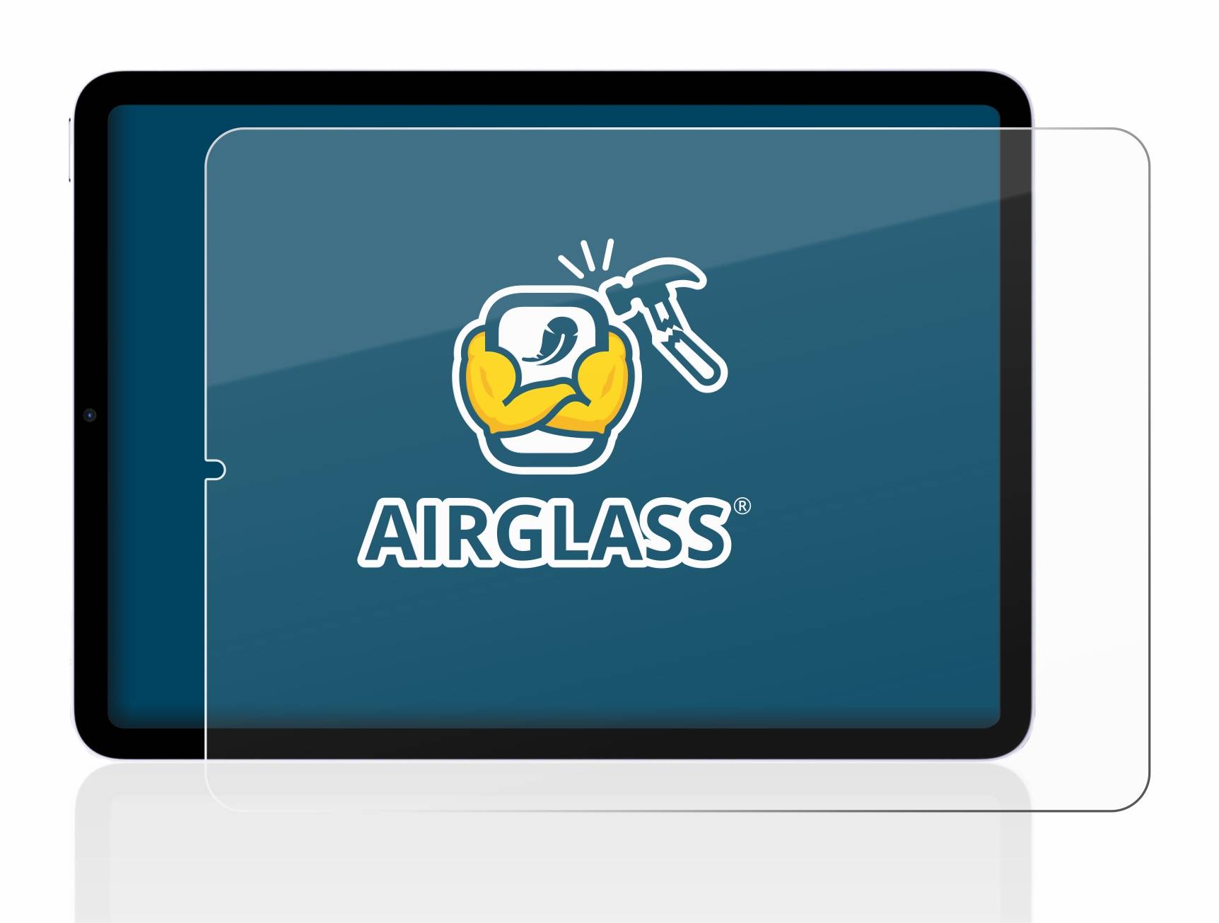 BROTECT Schutzglas für Apple iPad Air 5 2022 (5. Gen.) Schutzfolie Panzer Folie Glas Display Schutz klar-4