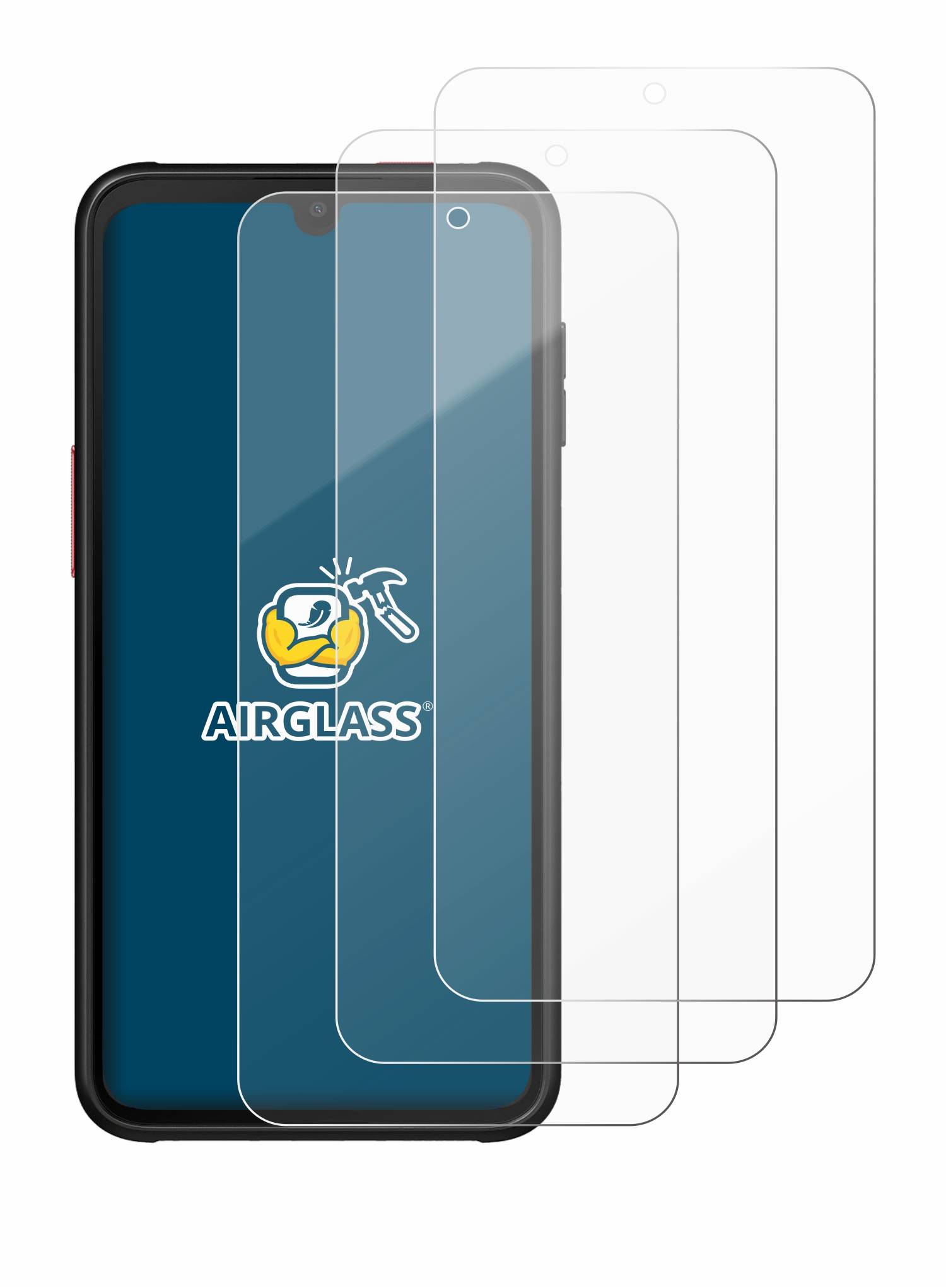 3x BROTECT Schutzglas für Samsung Galaxy XCover 6 Pro Schutzfolie Panzer Folie Glas Display Schutz klar-4
