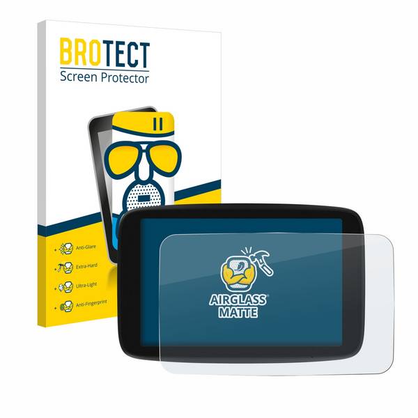 BROTECT Entspiegelungs Schutzglas für TomTom Go Navigator 6 PKW-Navigationsgerät Schutzfolie Panzer Folie Glas matt