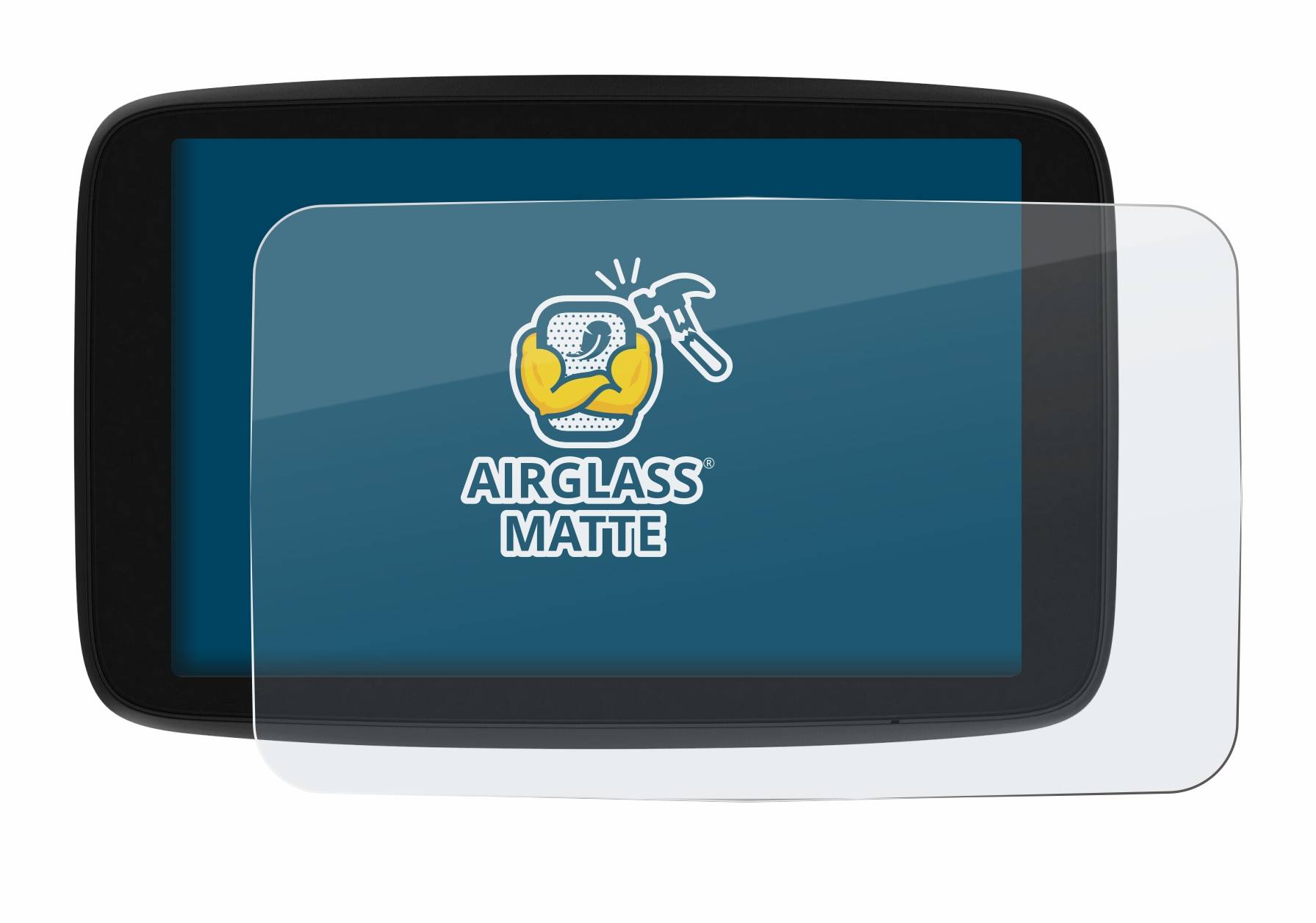 BROTECT Entspiegelungs Schutzglas für TomTom Go Navigator 6 PKW-Navigationsgerät Schutzfolie Panzer Folie Glas matt-4