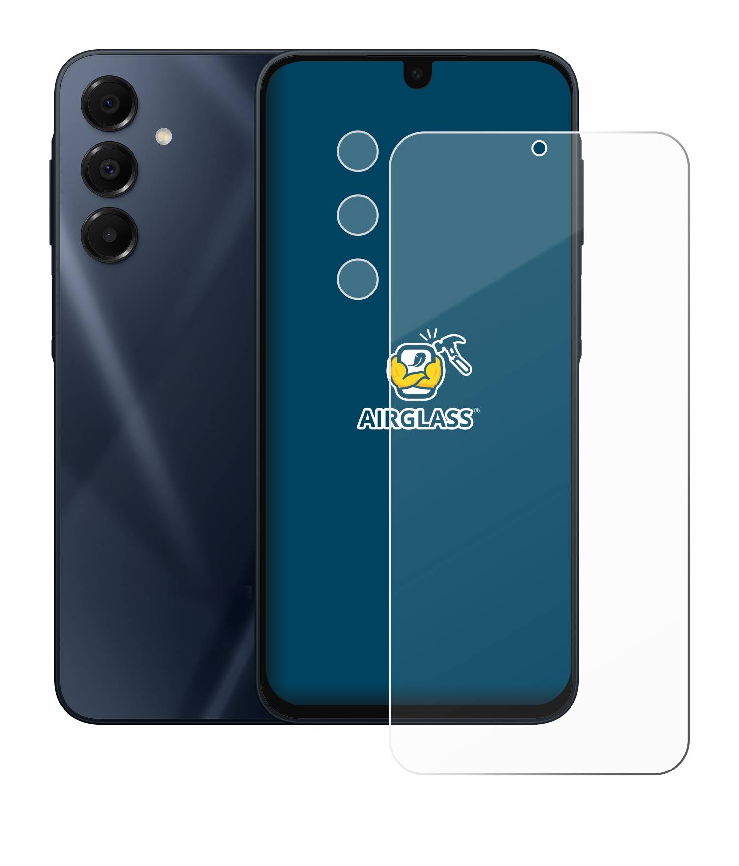 BROTECT Schutzglas für Samsung Galaxy A16 4G (Display+Kamera) Schutzfolie Panzer Folie Glas Display Schutz klar-4