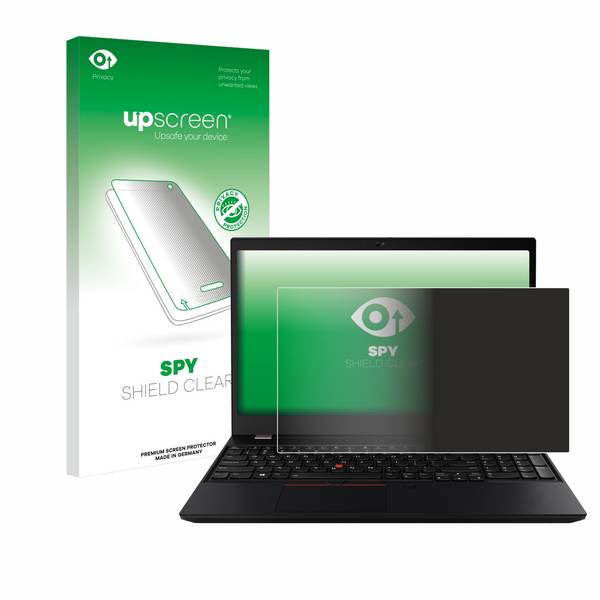 upscreen Blickschutzfolie für Lenovo ThinkPad T15 Anti-Spy Privacy Blaulichtschutz Sichtschutzfolie