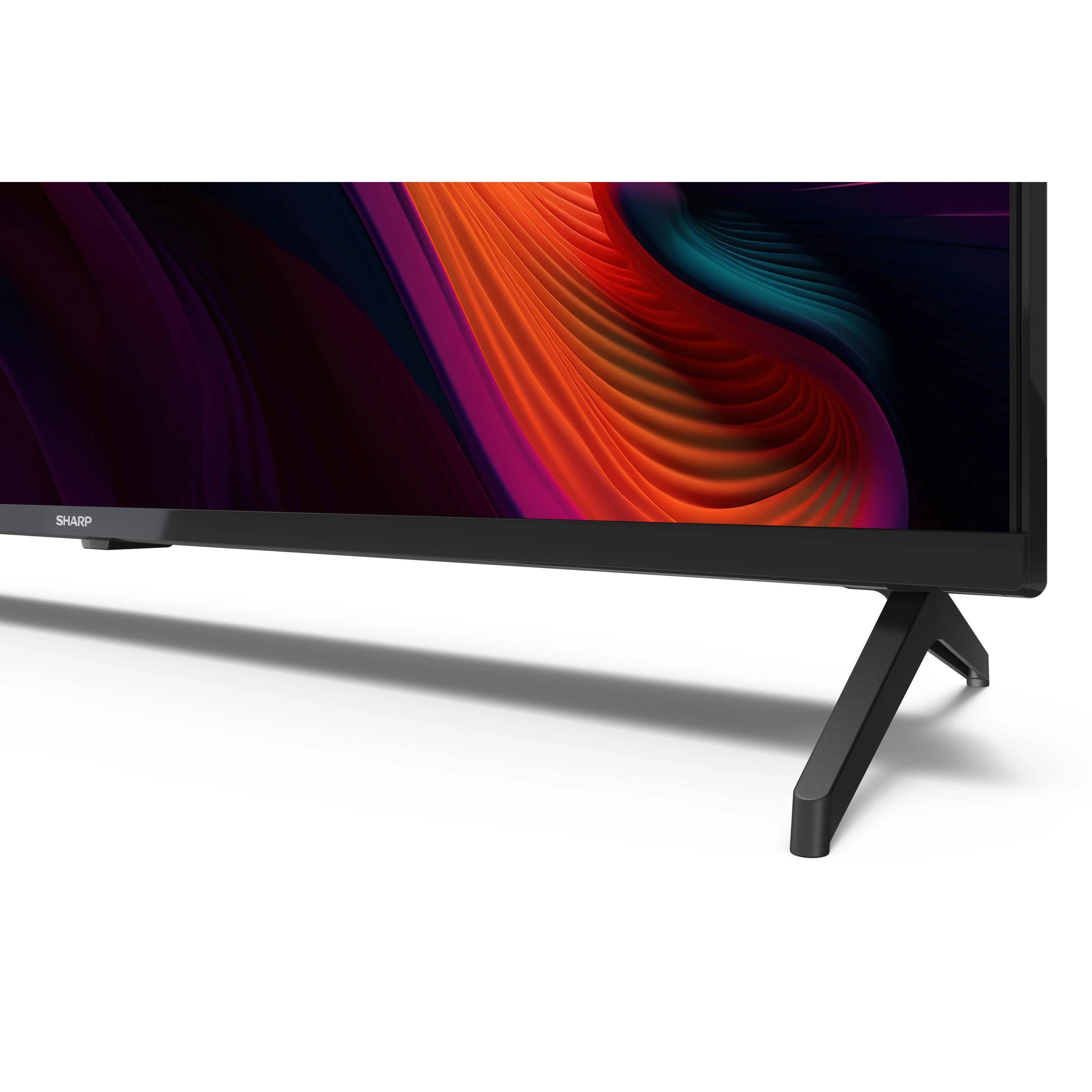 SHARP 43GL4260E – 43 Zoll Fernseher 4K UHD LED Google TV – Rahmenloses Design, Dolby Vision, Dolby Atmos, HDMI eARC-3