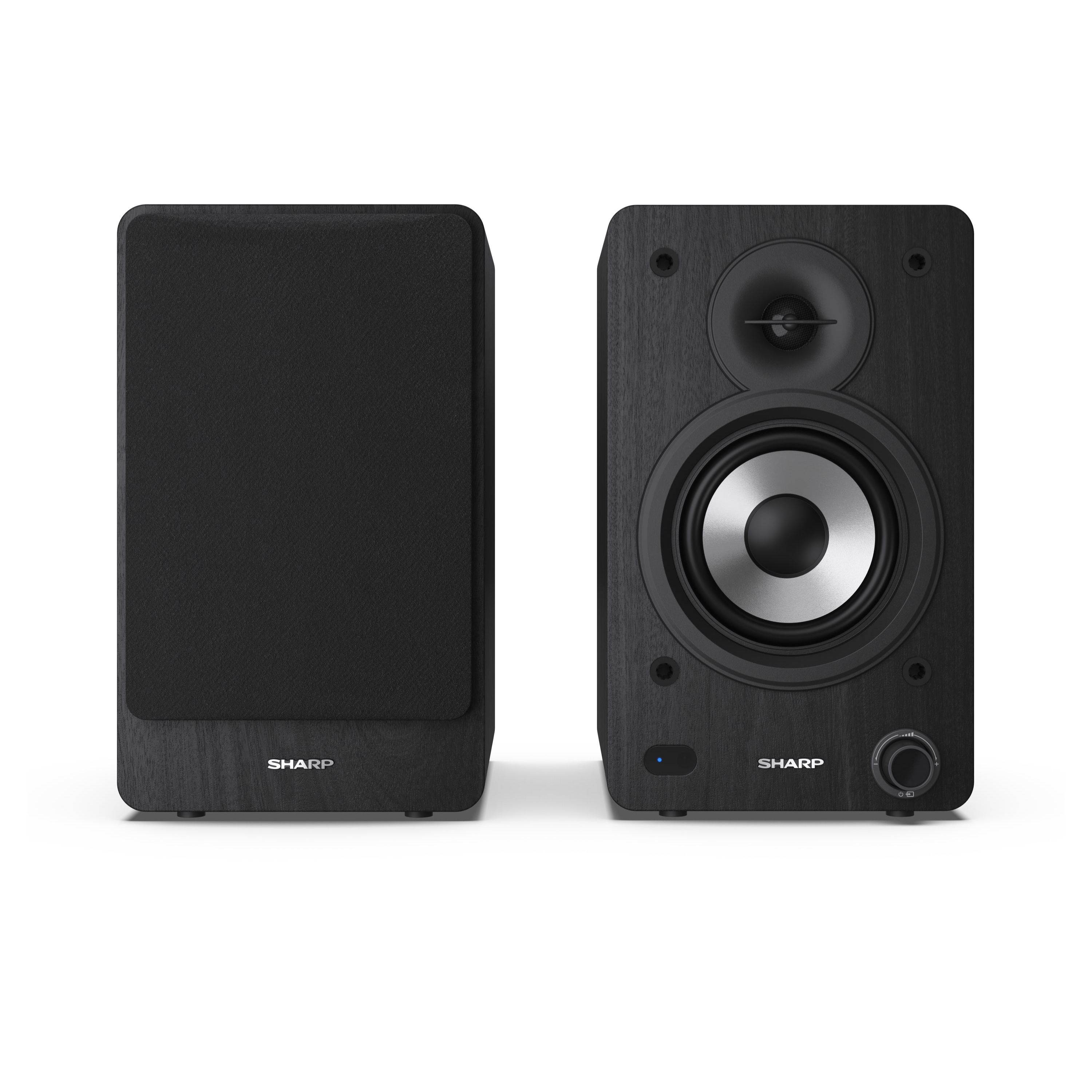 Sharp CP-SS30 - Lautsprecher - 2.0-Kanal - Bücherregal - kabellos - Bluetooth - USB - 60 Watt (Gesamt)-1
