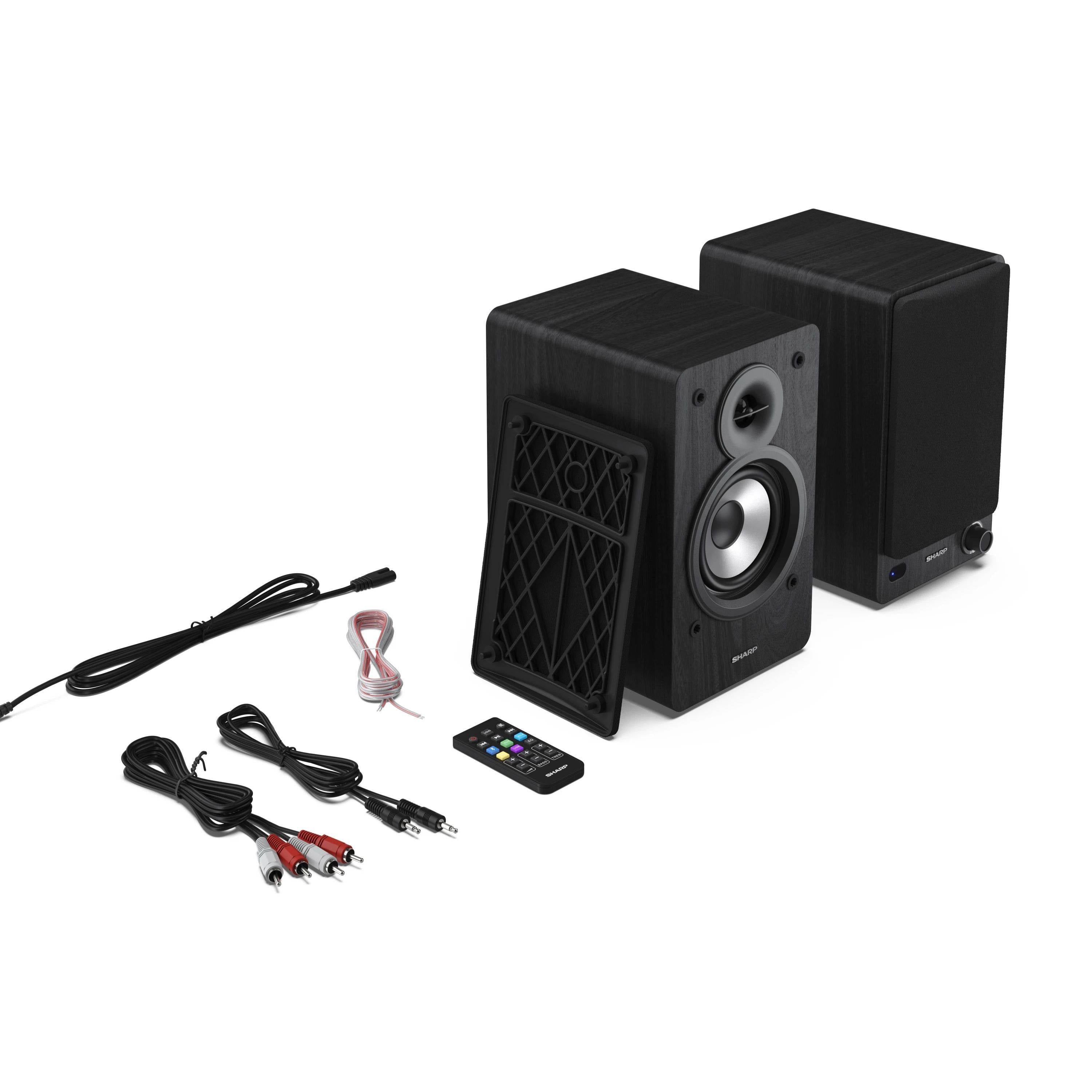 Sharp CP-SS30 - Lautsprecher - 2.0-Kanal - Bücherregal - kabellos - Bluetooth - USB - 60 Watt (Gesamt)-3