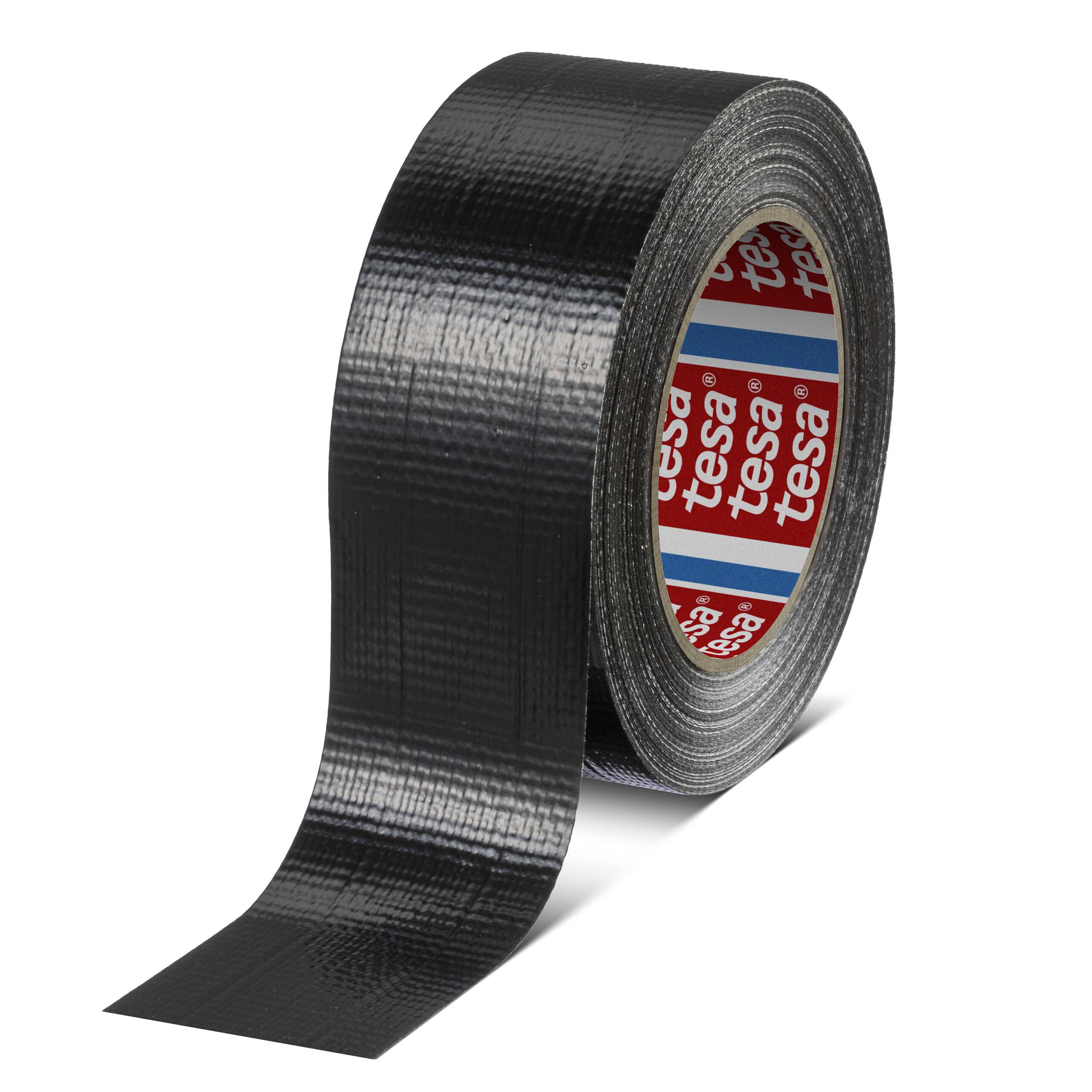 tesa 4615, Duct Tape, Gewebeband, 50mm x 50m schwarz-0