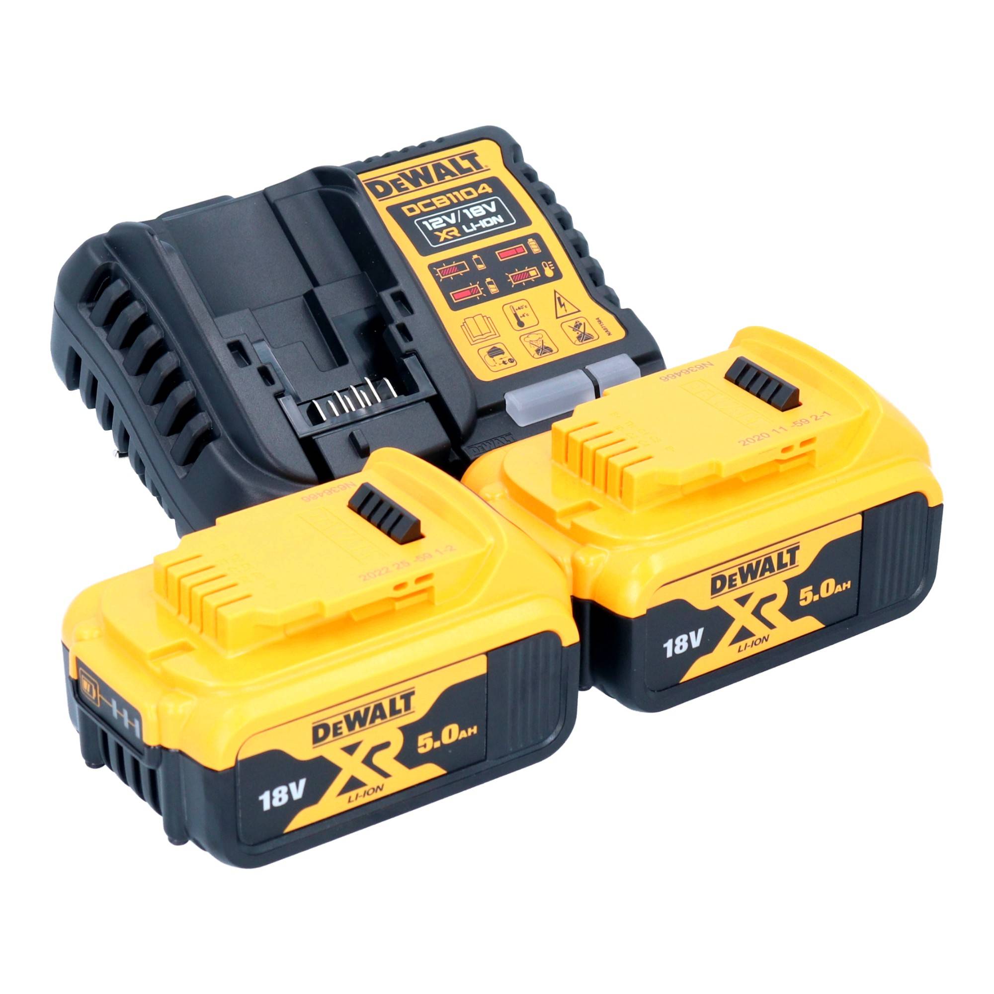 DeWalt DCK 266 P2T Akku Kombo Kit 18V + DCF887 Schlagschrauber + DCD796 Schlagbohrschrauber + 2x Akku 5,0 Ah + Ladegerät-3