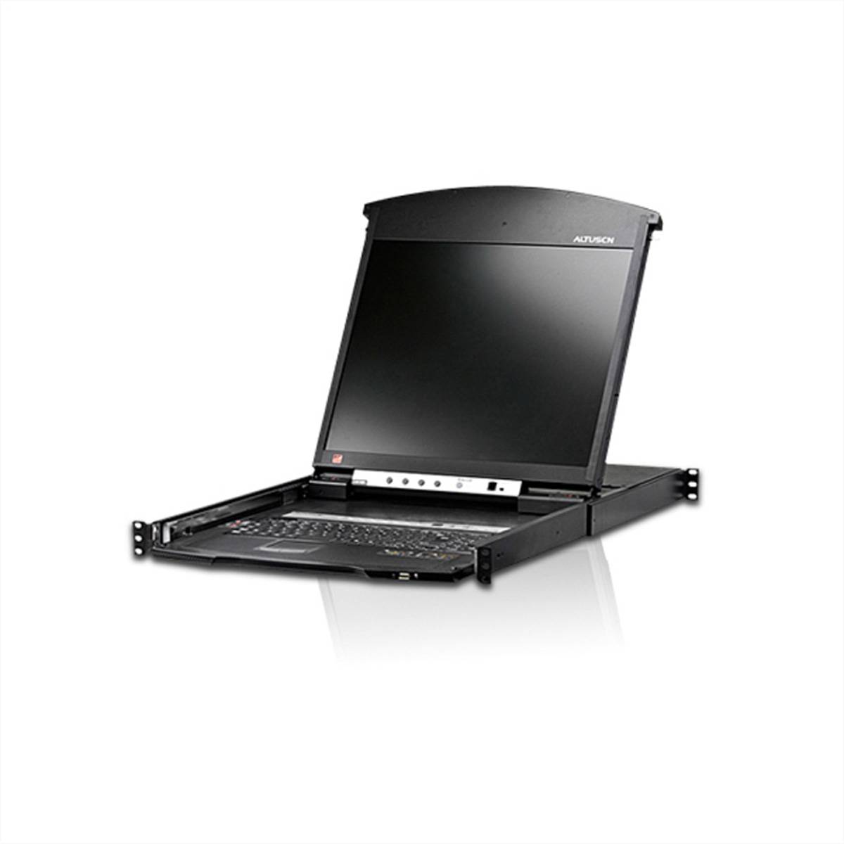 ATEN KL1516AiN KVM Over-IP Switch, 48cm TFT, VGA, PS/2-USB über Kat 5, 16 Ports, DE-Layout-0