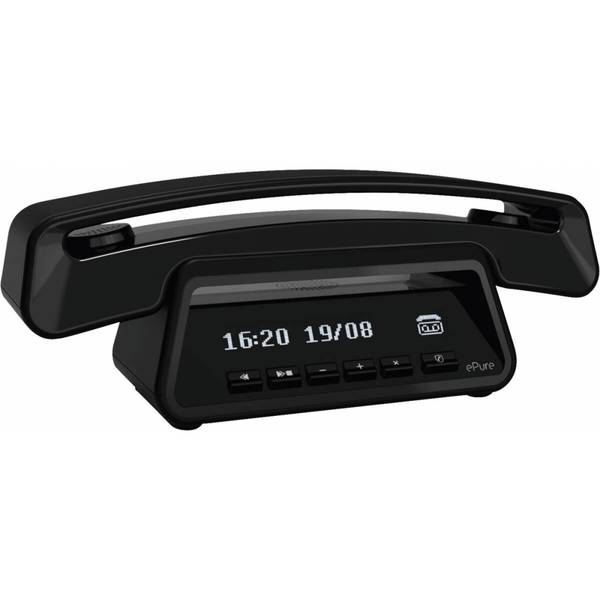 ALCATEL ePure Premium Black Festnetztelefon DECT - Schwarz Multimedia-Technik Telefon