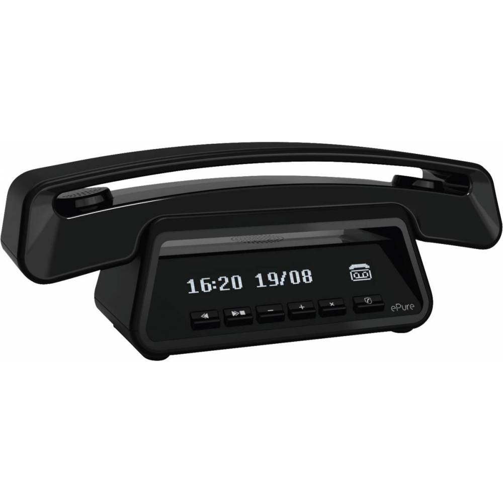 ALCATEL ePure Premium Black Festnetztelefon DECT - Schwarz Multimedia-Technik Telefon-0