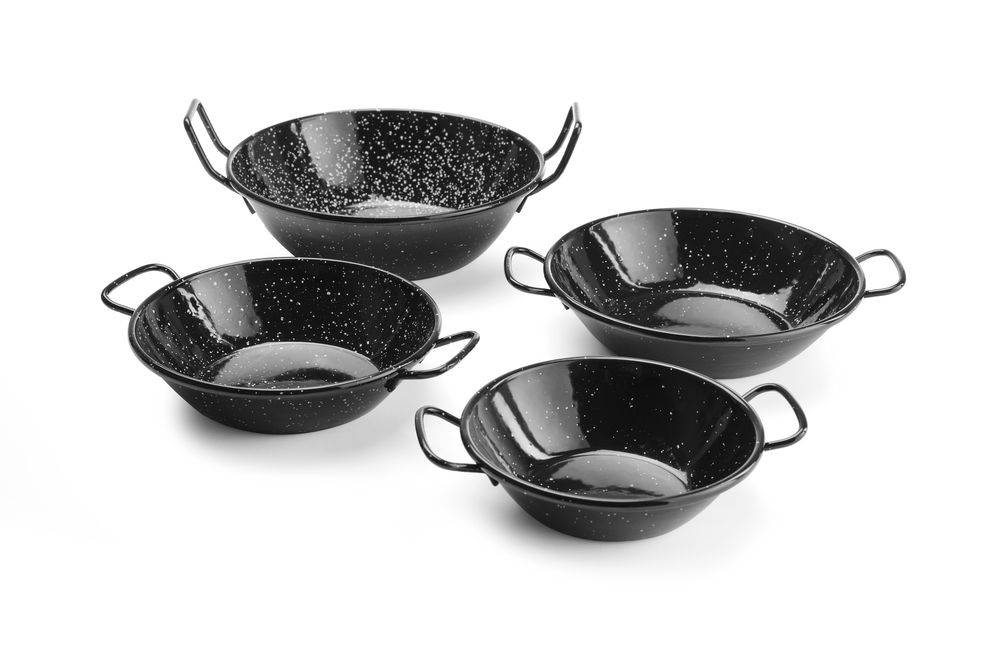 HENDI Paellaschüssel, emailliert, 185x(H)43mm-0