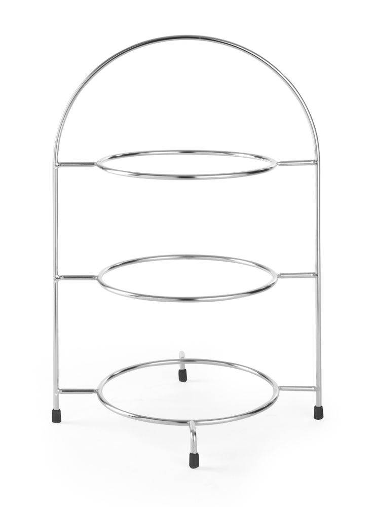 HENDI Teller-Etagere, geeignet für Teller bis max. Ø 275 mm, 290x290x(H)440mm-0