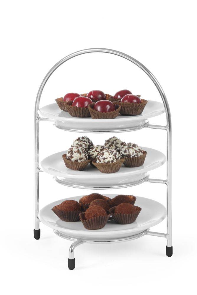 HENDI Teller-Etagere, geeignet für Teller bis max. Ø 275 mm, 290x290x(H)440mm-1