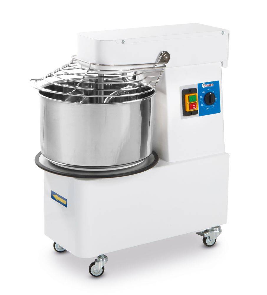 HENDI Spiralmischer mit festem Kopf und Schüssel., 56 kg/h, 16L, 230V/750W, 378x690x(H)730mm-0