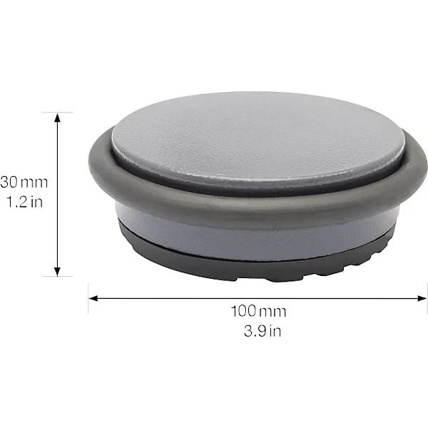 Bodentürstopper BIG DISK Ø 96 mm VE 2 Stk Höhe 30 mm grau. Wagner System GmbH 83143049-1