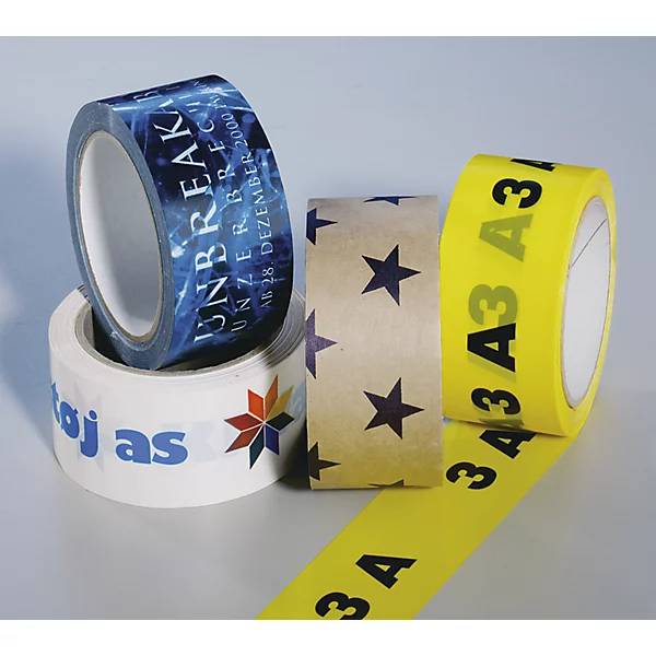 PVC-Klebeband individuell bedruckt VE 36 Rollen Druck 2-farbig transparent. Diamant Klebeband GmbH 83289249-2