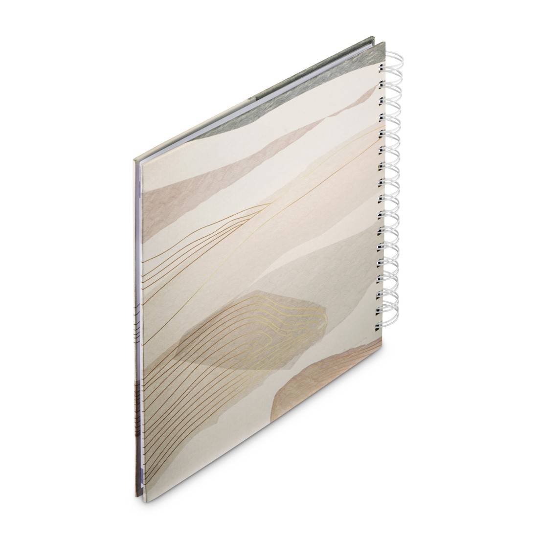 hama 00007604 Spiral-Album "Watercolor", 28x24 cm, 50 weiße Seiten, Braun-3