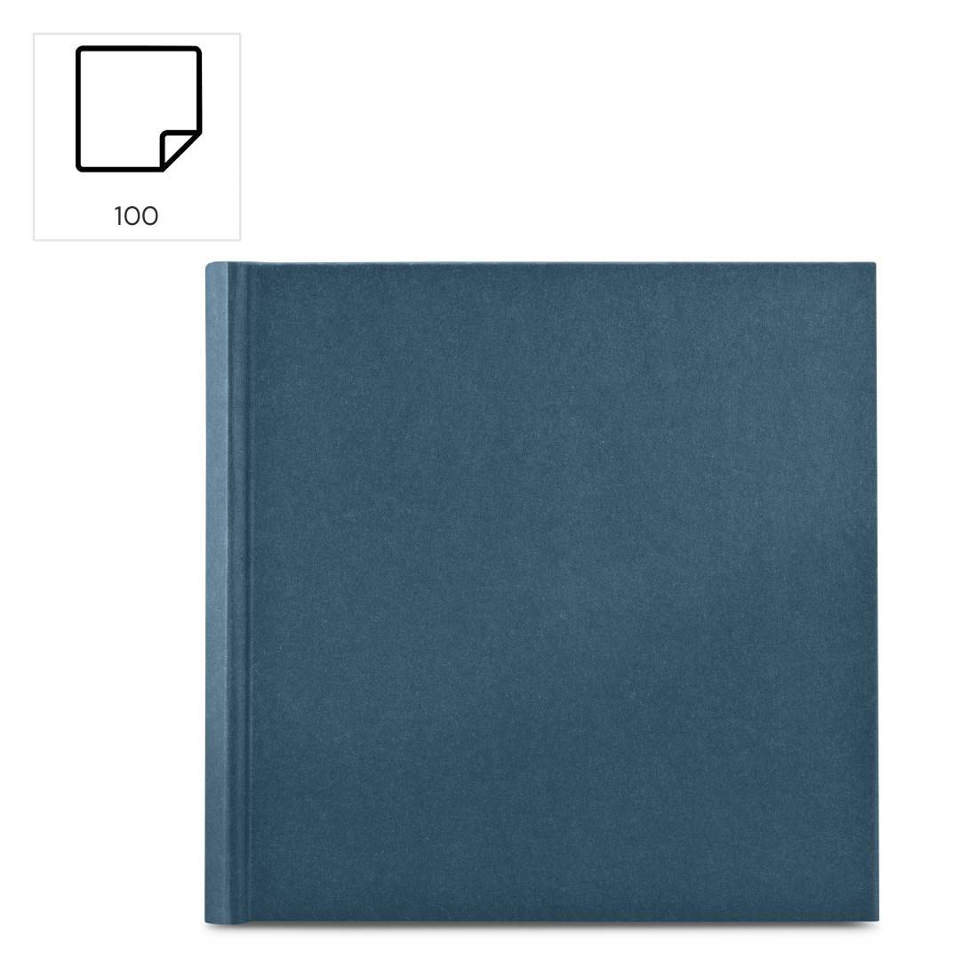 hama 00007615 Memo-Album "Wrinkled" für 200 Fotos im Format 10x15 cm, Blau-1