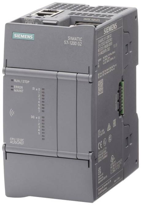 Siemens SIMATIC 6ES7212-1BG50-0XB0 S7-1200 G2 CPU 1212C AC/DC/Relais Industriematerial Automation-0