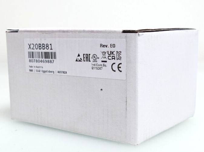 B&R Busmodul X20 BB 81 | Rev. E0 | X20BB81-0