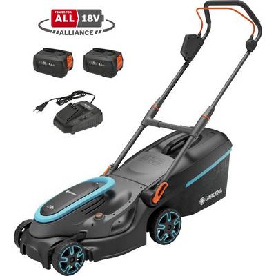 Gardena PowerMax 37/36V Rasenmäher schnurlos 18 V 4 Ah 2 Akkus Ladegerät enthalten 37 cm 15,1 kg-2