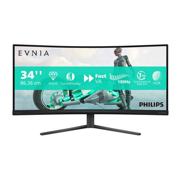 Philips Evnia 3000 34M2C3500L - LED-Monitor - Gaming - gebogen - 86.36 cm (34"")