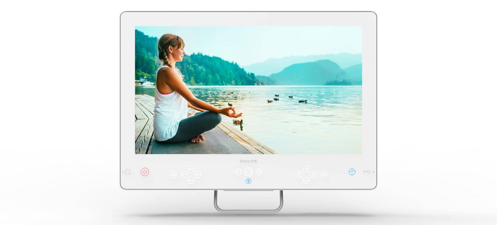 PHILIPS HeartLine 19HFL5214W/12 Bedside TV 47 cm (19"") 19HFL5214W/12