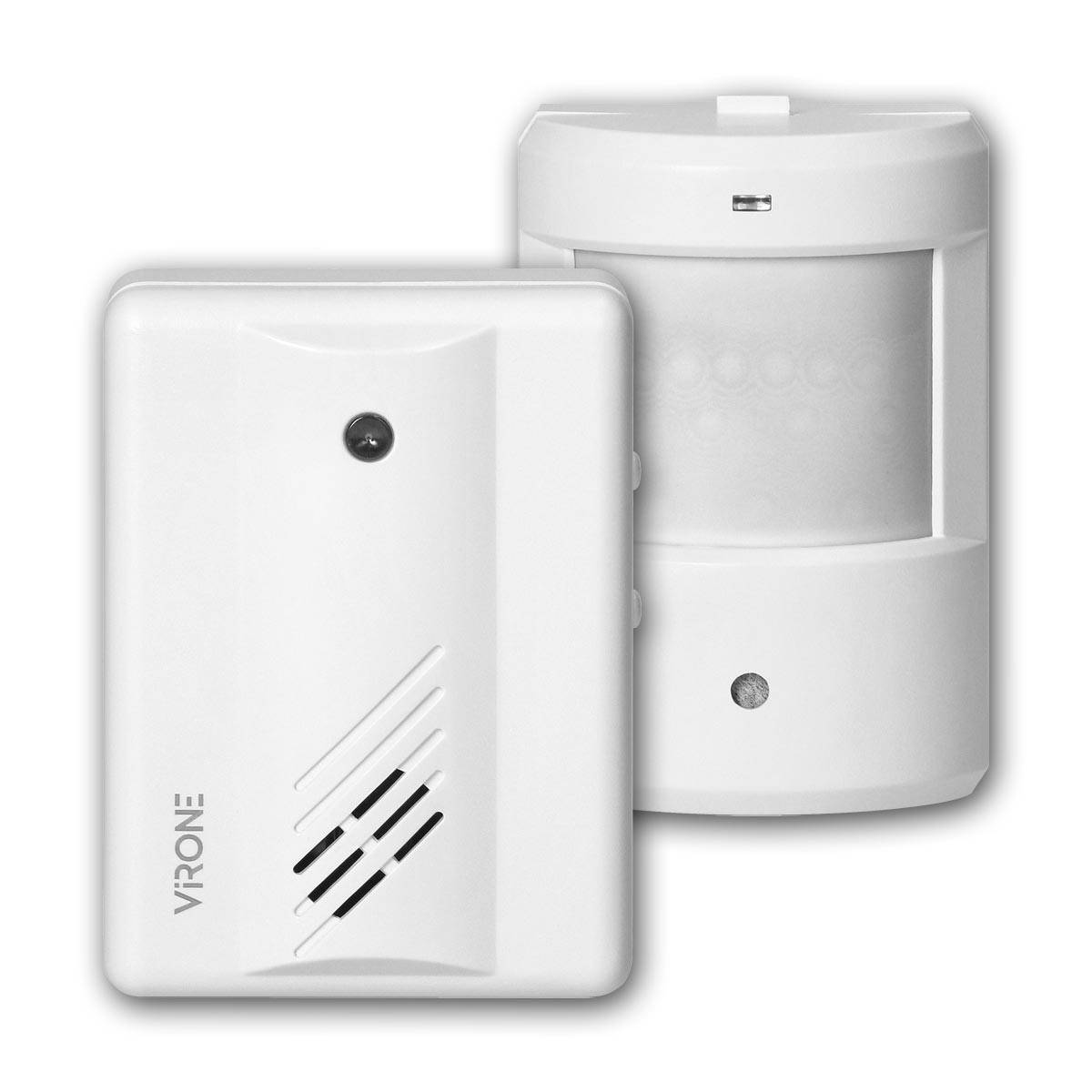 Virone - Funk-Durchgangsmelder 32 Töne, PIR-Sensor, 70-80dB-1