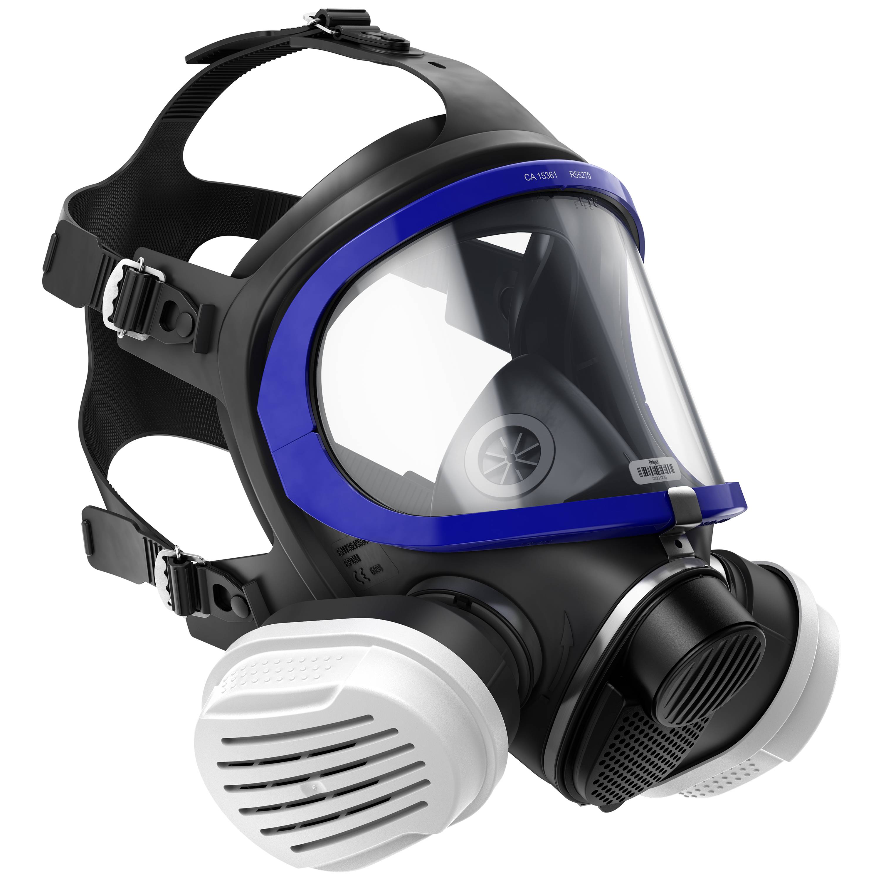 Dräger Atemschutzmaske Vollmaske X-plore 5500 Gasmaske mit Filter A2P3 Lackiermaske und Staubmaske-0