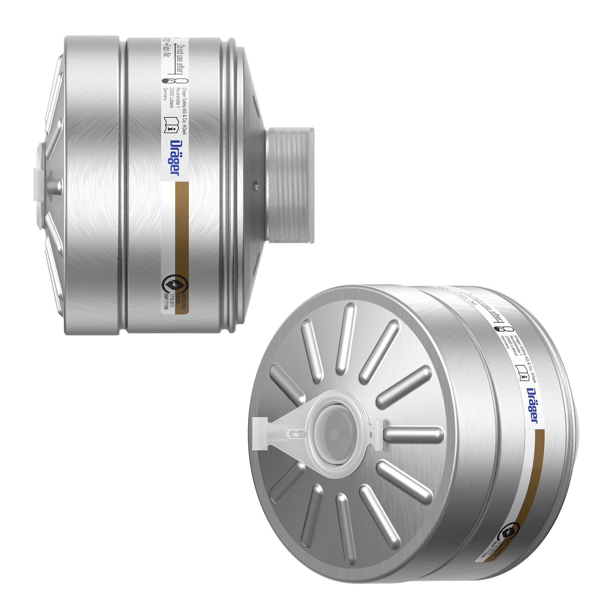 Dräger Atemschutz Kombinationsfilter 1140 AX P3 R D Gasfilter Partikelfilter mit Rd40 Anschluss-1