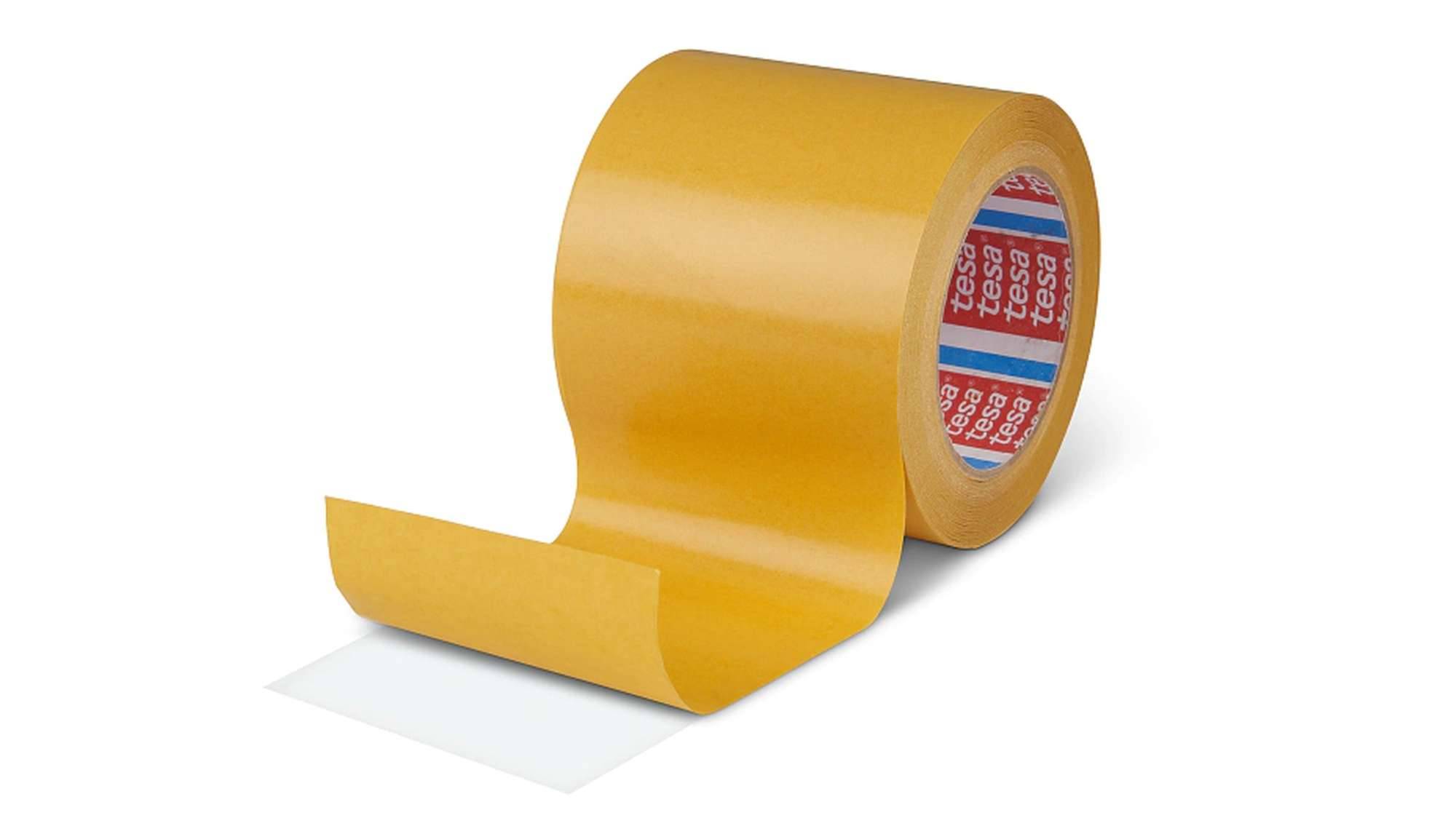 tesafix 4972 Dünnes, doppelseitig Folienklebeband, 100 m x 19 mm, transparent-0