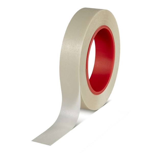 tesa 4831 Silikonfreies Abdeckband für hohe Temperaturen, 50 m x 25 mm, weiss