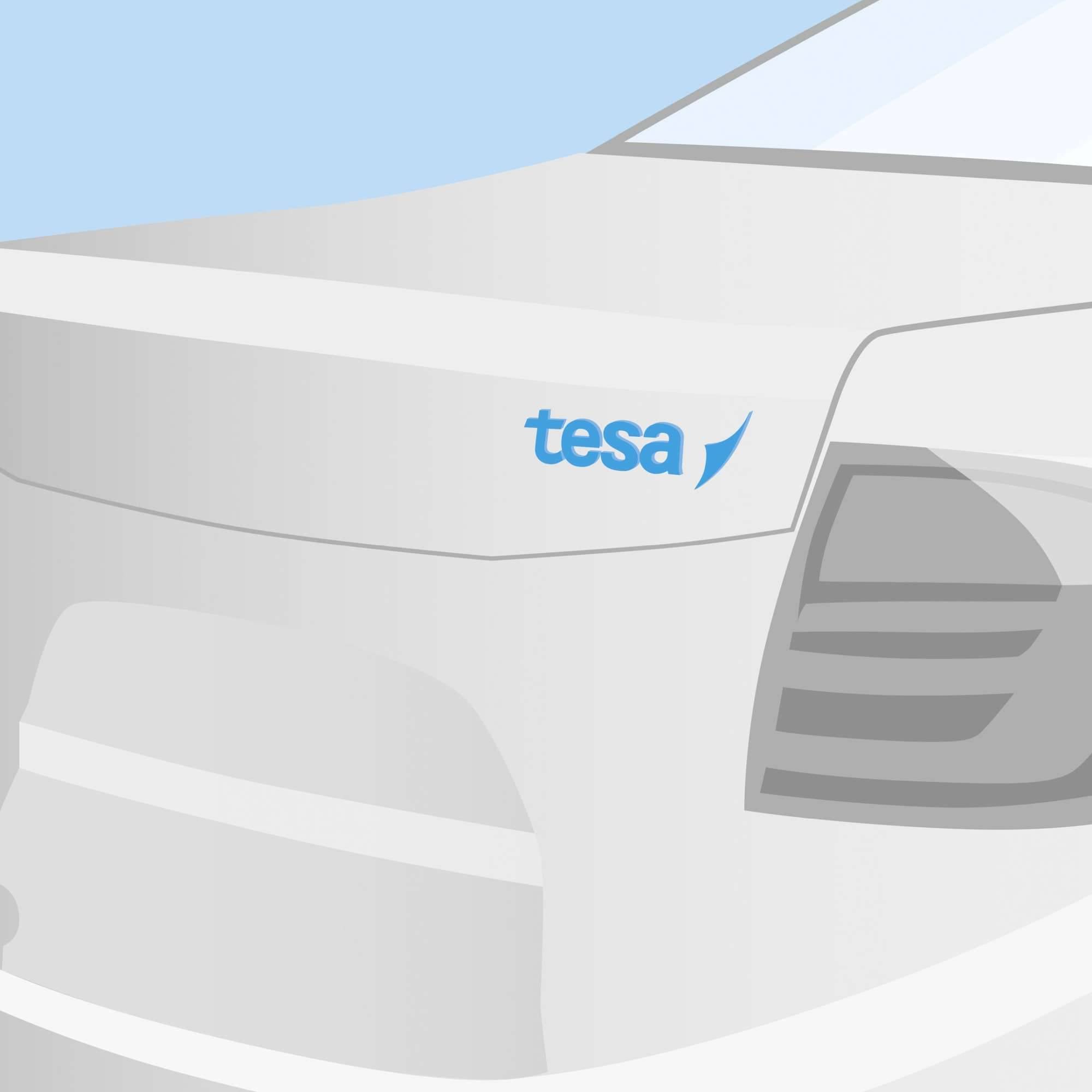 tesa ACXplus 7808 Black Line doppelseitiges Acrylatschaum-Klebeband, PV29, 800 m x 12 mm, schwarz-1