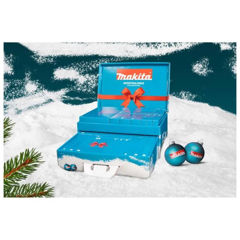 Makita Adventskalender 2025 Install.Baumaterial Werkzeug Messgeräte-1