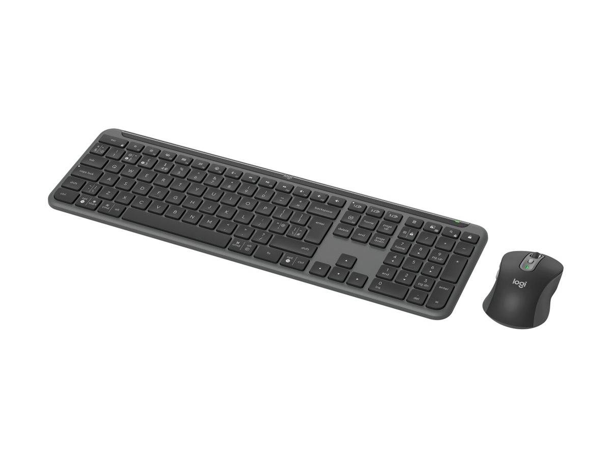 Logitech Signature Slim Combo MK950 - Tastatur-und-Maus-Set - kabellos - Graphite - TL: US, QWERTY-0