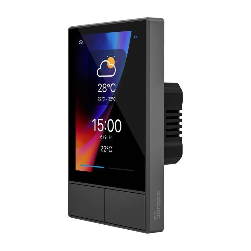 Sonoff - NSPanel-US - SONOFF NSPanel-US Smart WiFi-Bedienfeld (schwarz, 120 mm)-0