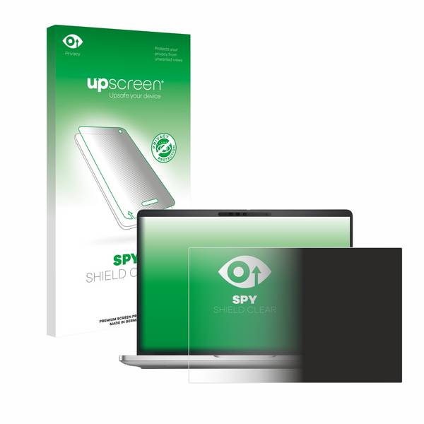 upscreen Blickschutzfolie für Dell Pro 13 Plus Laptop PB13250 Anti-Spy Privacy Blaulichtschutz Sichtschutzfolie
