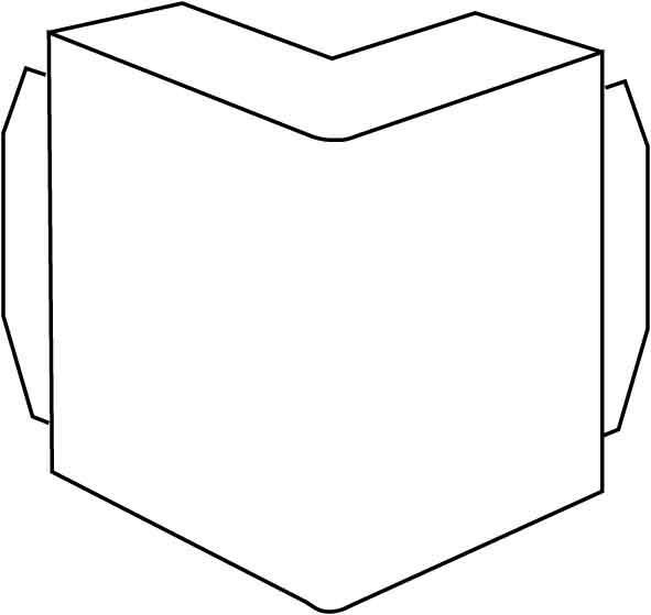 HKL Ausseneck 60x60mm A6060.3 reinweiss-0