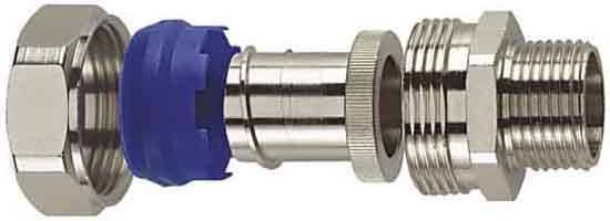 Hellermann PCS12-FMC-M16-NPB/PA6-MLMetall Verschraubung starr