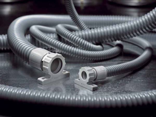 HellermannTyton FG Kabelverschraubung, M32 Polypropylen Grau/ 19.4 mm, IP54