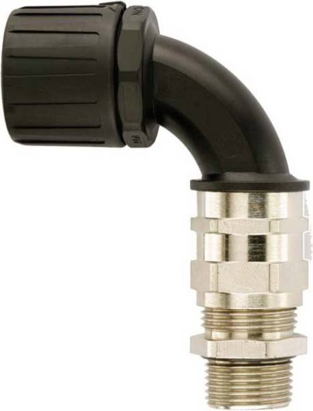 Hellermann HG54-90CG-M50-PA66/NPB-BK 90°Verschraubung m.IG m.Zugentl