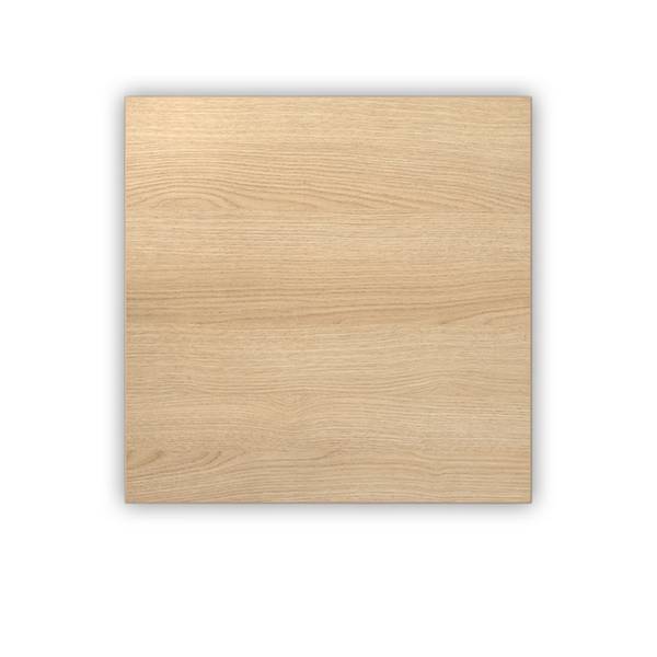 bümö DIY Schreibtischplatte - Größe:  80 x 80 cm, Dekor: Eiche