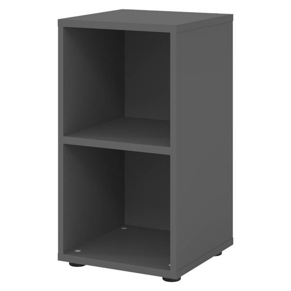 bümö smart Aktenregal - 2 Ordnerhöhen - Dekor: Graphit