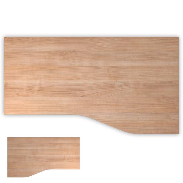 bümö DIY Schreibtischplatte - Dekor: Nussbaum, Größe:  180 x 100 cm
