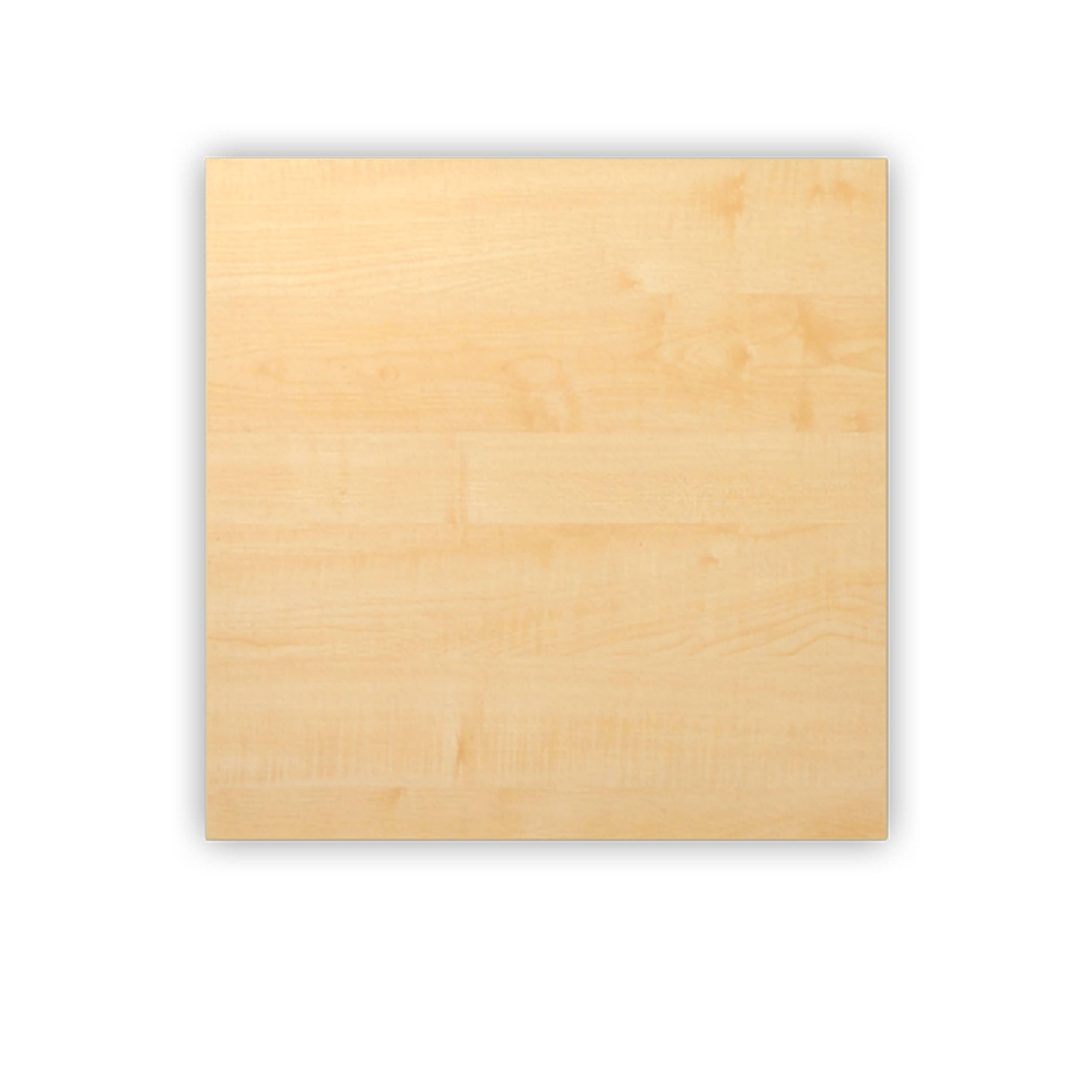 bümö DIY Schreibtischplatte - Dekor: Ahorn, Größe: 80 x 80 cm-0
