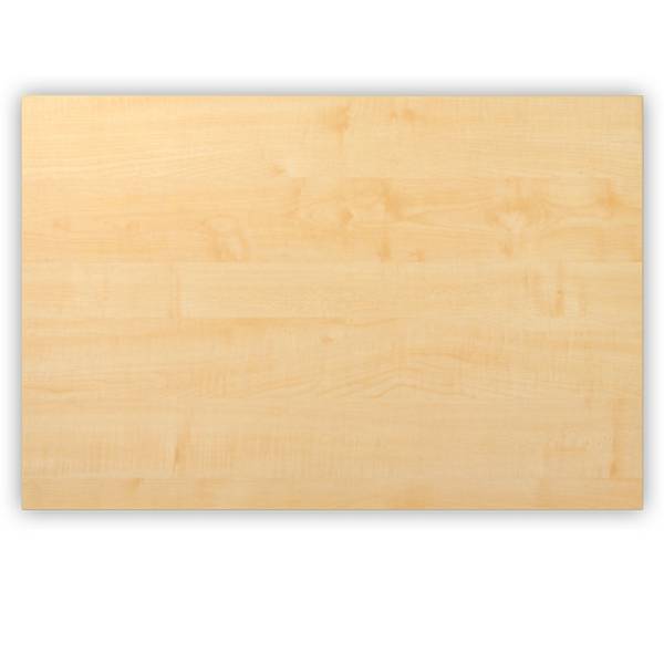 bümö DIY Schreibtischplatte - Dekor: Ahorn, Größe:  120 x 80 cm