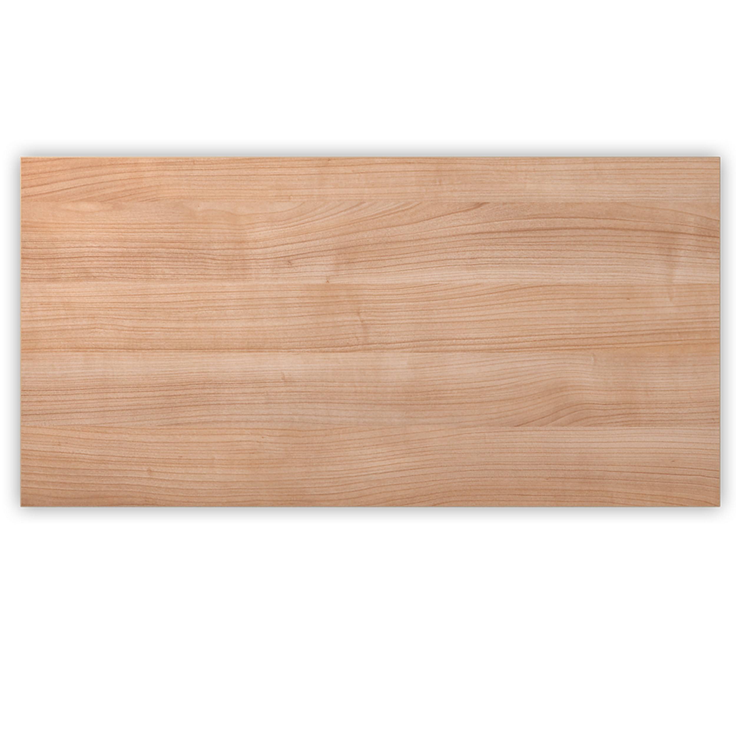 bümö DIY Schreibtischplatte - Größe: 160 x 80 cm, Dekor: Nussbaum-0